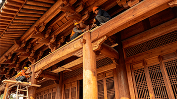 寺庙祠堂仿古廊架